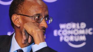 Prezida Kagame mu nama ya World Economic Forum i Davos mu 2009