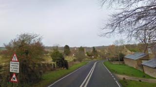 The A361 in South Newington