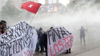 Protesta mapuche en Chile