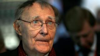 Swede Ingvar Kamprad, founder of furniture retail chain IKEA,