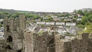 Laugharne and the castle