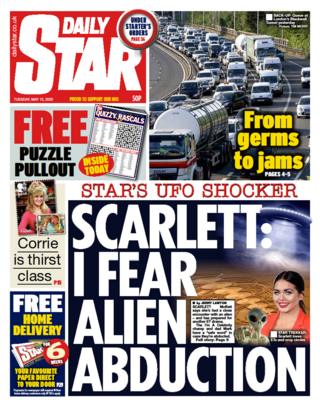Daily Star front page