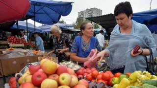 Рынок в Москве