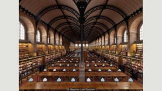 Bibliothèque Sainte-Geneviève (Perpustakaan Sainte-Geneviève), Paris, Prancis