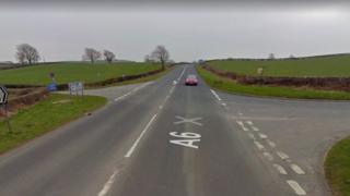 Woman dies in crash with lorry in Carnforth, Lancashire - BBC News