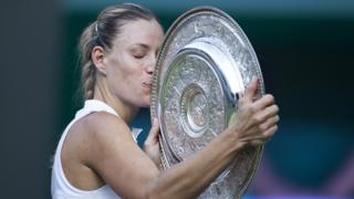 Angelique Kerber wins her first Wimbledon title