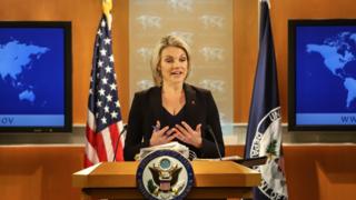 ABD Dışişleri Bakanlığı sözcüsü Heather Nauert