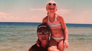 Bailey Sellers and her dad
