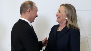Путин и Клинтон