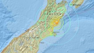 New Zealand na yankin da ke fama da girgizar kasa