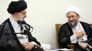 صادق لاریجانی و آیتالله خامنهای