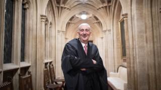 Sir Lindsay Hoyle in the House of Commons after becoming the new Speaker following John Bercow"s departure after a decade in the position