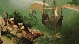 Landscape with the fall of Icarus