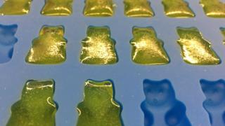 gummy bears in molds