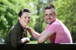 Paul Duncan and his ex-girlfriend Rebecca Morrice