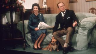 The Queen and her husband Prince Phillip pictured in 1976