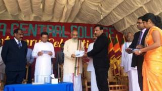Shugaban kasar Sri Lanka Maithripala Sirisena a wani taro