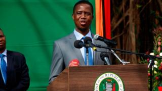 Bwana Lungu ari ku butegetsi guhera mu mwaka wa 2015
