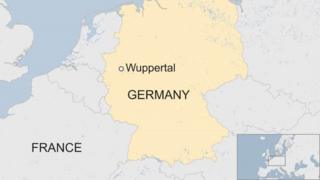 Wuppertal map