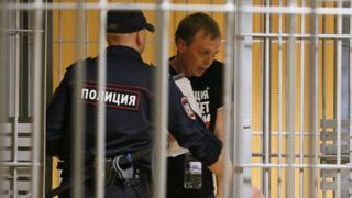 Иван Голунов в суде