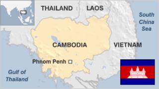 Map of Cambodia