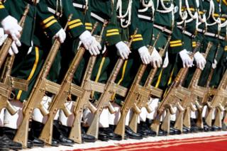 Sudanese Honor Guard Welcomes Egyptian Defense Minister in Khartoum, Sudan - 25 November 2018