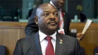 Perezida Pierre Nkurunziza w'u Burundi