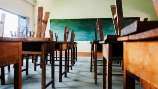 Empty classroom