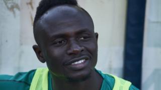 Sadio Mané attanquant du Sénégal