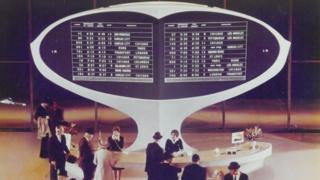 The Solari board at Idlewild airport, New York, 1962