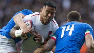 England v Italy during the 2019 Six Nations