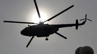 Diyaarad helicopter- ah oo ku burburtay Afghanistan