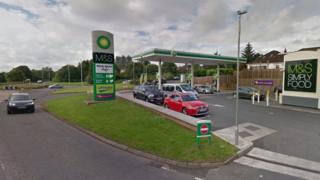 BP petrol station, Bearsden