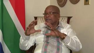 Rais Jacob Zuma wa Afrika ya kusini amesema kuwa haoni sababu ya yeye kujiuzulu