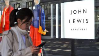 A view of the John Lewis and Partners store in Oxford street, London