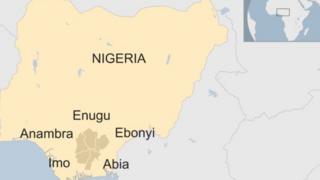 Eastern Nigeria Map