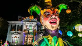 Mardi Gras: Decorations on display in the run up to festival - CBBC