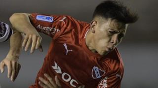 Ezequiel Barco en acción.