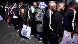 Awon arinrinajo omo Naijiria lati Libya