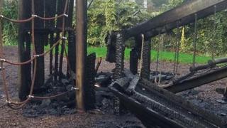 damaged park