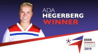 Ada Hegerberg is the BBC Women's Footballer of the Year 2019