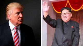 Donlad Trump na Kim Jong-Un