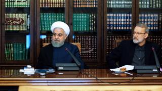 علی لاریجانی و حسن روحانی