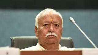 राष्ट्रीय स्वयंसेवक संघ के के प्रमुख डॉ. मोहन भागवत