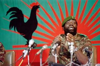 Jonas Savimbi alishutumiwa kufanya maasi kama kiongozi wa waasi - madai yanayokanushwa na wafuasi wake