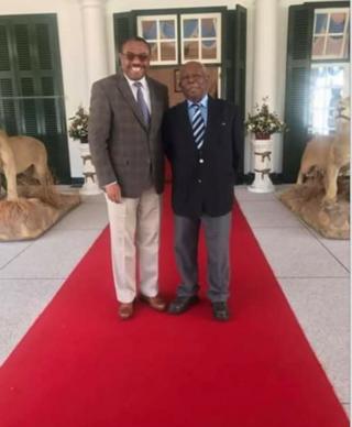 የኢትዮጵያ የቀድሞ መሪዎች ኃይለማርያም ደሳለኝና መንግሥቱ ኃይለማርያም
