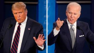 Donald Trump and Joe Biden