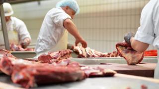 Carne em açougue