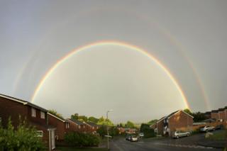 Double rainbow in Canterbury