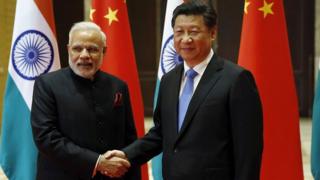 शी जिनपिंग, नरेंद्र मोदी